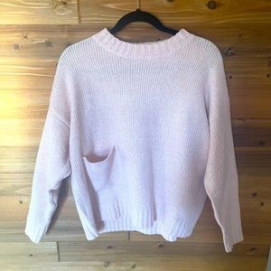 Soft pink sweater size S/M. Brand new without tag. With pocket